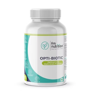 FM Nutrition Opti-Biotic, Multi-strain Probiotics, 100 billion CFU, 60 Veg Capsules